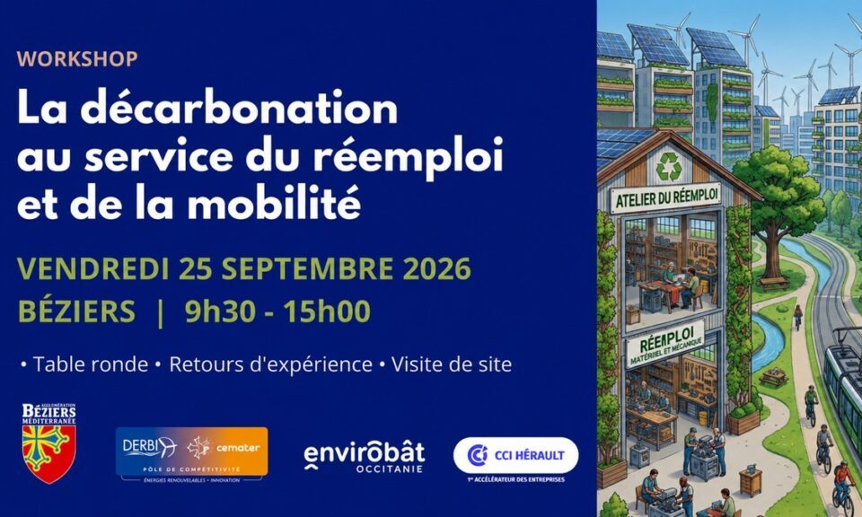 La Grande Conserve sera présente au workshop La Décarbonation au service du réemploi et de la mobilité.